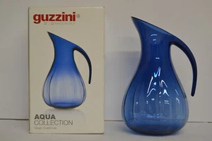 GUZZINI aqua collection Krug Karaffe blau 2 Liter aus Kunststoff NEU - Picture 1 of 1