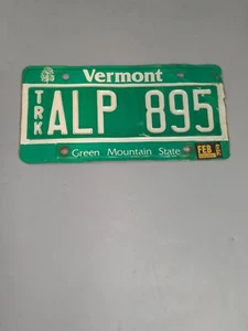Matrícula Vermont Green Mountain State Maple Tree # ALP 895 caducada - Imagen 1 de 7