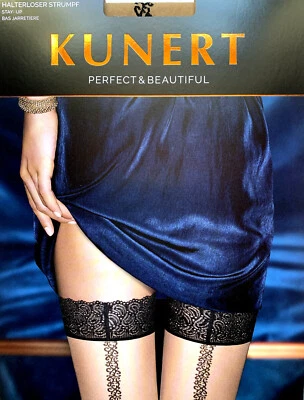 Kunert PERFECT & BEAUTIFUL halterlose Strümpfe mit edler rückwärtiger Naht