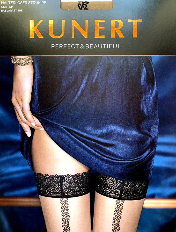 Kunert PERFECT & BEAUTIFUL halterlose Strümpfe mit edler rückwärtiger Naht - Bild 1 von 4