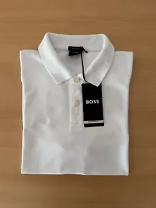 Hugo Boss Polohemd Herren Farbe Weiß Größe M Neu mit Etikett - Bild 1 von 6