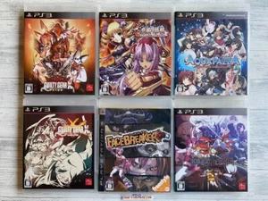 SONY PS3 Guilty Gear & Koihime & Face Breaker & Aqua Pazza & Under Night set - Picture 1 of 14