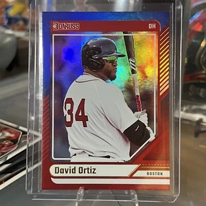 2024 Donruss David Ortiz Red & Blue Refractor 13-24D-RB47 Red Sox - Bild 1 von 2