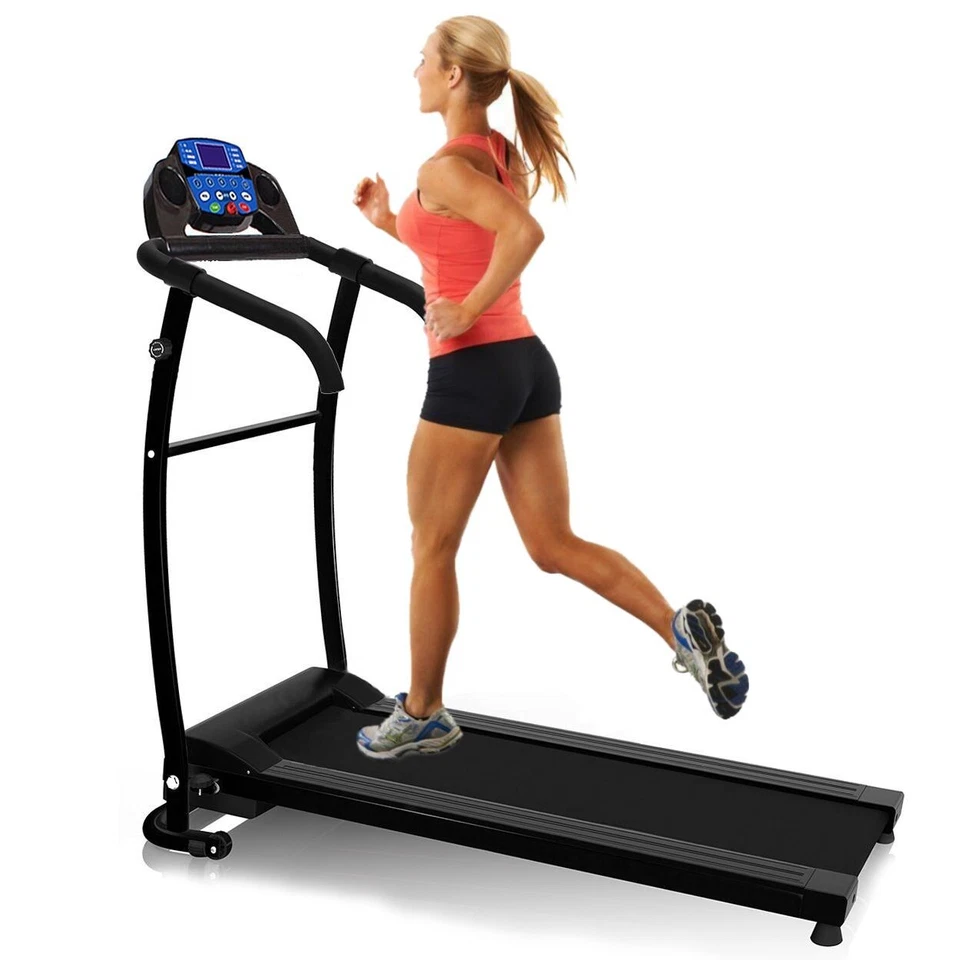 Folding Treadmill Motorised Running Machine Electric Power Fitness Exercise New - Image 1 of 4