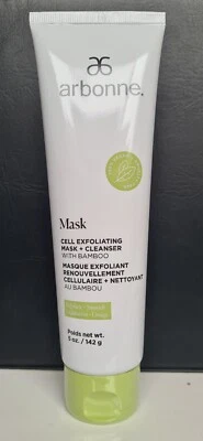 Arbonne Cell Exfoliating Mask + Cleanser with Bamboo 142g - Image 1 of 2