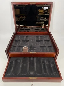 * ROBBE & BERKING BESTECKKASTEN KASETTE 69 TLG. MAHAGONI MIT SPIEGEL LEER 70ER - Bild 1 von 19