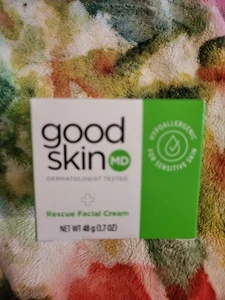 Good Skin MD Rescue Night Cream Hypoallergenic Sensitive Skin 1.7 Oz 48g - Picture 1 of 2