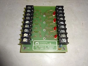 CONTINENTAL INDUSTRIES I.O.-UMR-04-000 I.O. MODULE BOARD - Picture 1 of 8