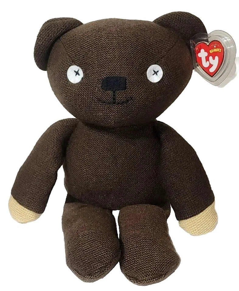 Ty Large Plush Beanie Buddy TEDDY the UK Exclusive Mr. Bean Bear Medium 16" NEW - Image 1 of 4