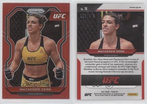 2021 Panini Prizm UFC Red Prizm /275 Mackenzie Dern #76