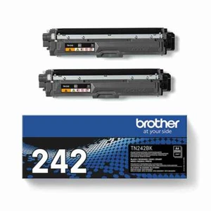 Brother TN242BK TWIN Toner schwarz 2er Pack bis zu 2500 Seiten drucken - Bild 1 von 1