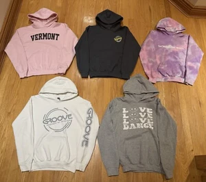 Lot Of 5 Girls L Hoodies Love Dance, Groove Competition, Legacy, BTS , Vermont - Picture 1 of 10