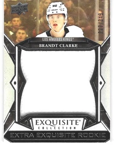 Camiseta deportiva de novato Brandt Clarke 2022-23 Upper Deck Black Diamond/349 - Imagen 1 de 1