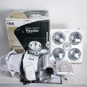 IXL Easy Duct Sensation 3in1 Bathroom Tastic 4x Heat Lamps + Exhaust 12511 - New - Picture 1 of 20