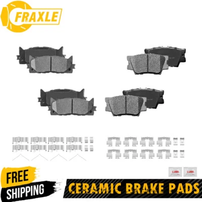 Pastillas de freno delanteras y traseras de cerámica para Lexus ES300h ES350 2007-2017 2018 8 PIEZAS Foto 1 de 4