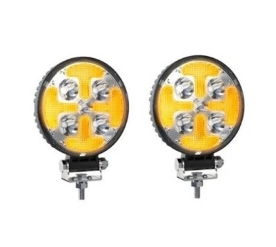 2x Licht DRL Lampe Starke 39W Weiß Gelb LED 12-24V SUV ATV Boote Pickup E-geprüf - Bild 1 von 4