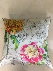 Designer's Guild Sibylla fuchsia botanisches Dekokissen - 20 x 20 - Bild 1 von 8