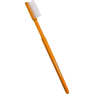 wellsamed Einmalzahnbürsten mit Zahnpasta, orange-transparent, 100 Stück - Bild 1 von 3