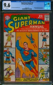 Superman Annual #6 🌟 CGC 9.6 🌟 ONLY 1 HIGHER! Giant Silver Age DC Comic 1962 - Picture 1 of 2