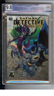 Detective Comics #1000 PGX 9.8  "BEDROCK CITY COMIC COMPANY VARIANT " - Image 1 of 2