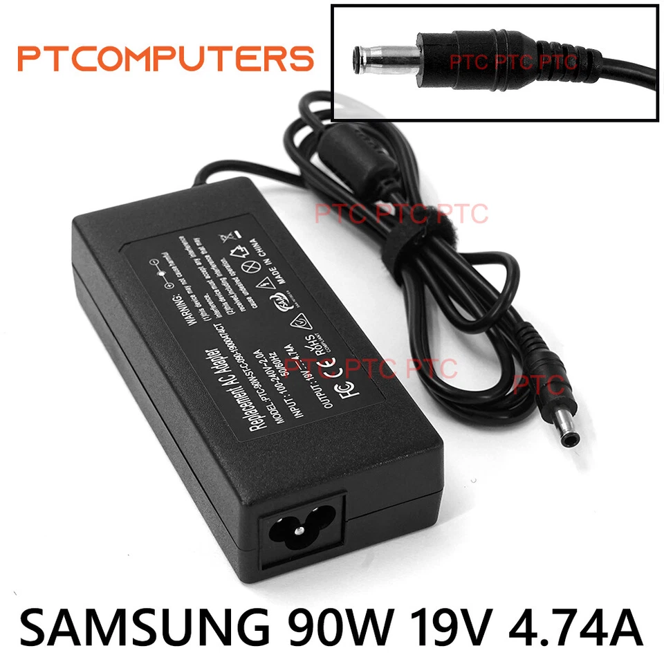 90w Laptop AC Adapter Charger for Samsung NP RV515 RV520 R530 RV511 Notebook - image 1 of 4
