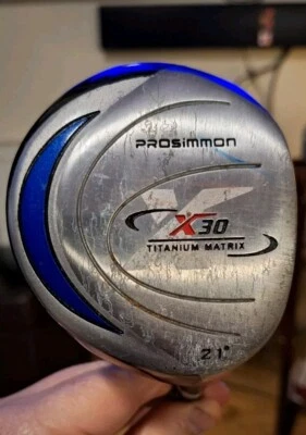 PROSimmon X30 Titanium Matrix 5 Wood 21° Loft, R/H Men's, R Flex Graphite Shaft  - Image 1 of 4