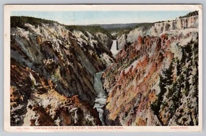 Haynes Yellowstone No. 148 - Canyon from Artist's Point - (Typ D) Postkarte - Bild 1 von 2