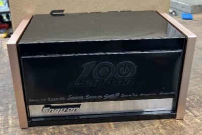 Snap-on 100th Anniversary Micro Top Chest Miniature Tool Box Black Japan NEW - Image 1 of 4