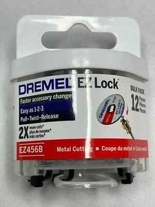 DREMEL EZ LOCK EZ456B 12 PACK CUT-OFF WHEELS - BRAND NEW FACTORY SEALED - Picture 1 of 1