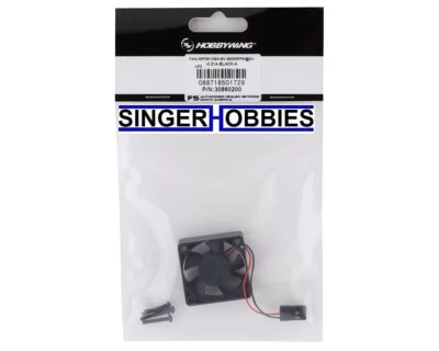 Ventilador de refrigeración HobbyWing HWI30860200 3510SH-5V A, para Quicrun 8BL150 y Ezrun Max6 Foto 1 de 2