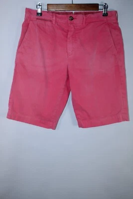 Moncler Men's Size 48 Red Chino Pantalone Bermuda Shorts — 第 1/4 张图片