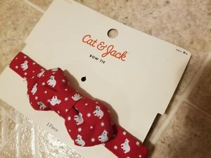 Boys Cat & Jack Infant Holiday Christmas Bow Tie - Picture 1 of 2