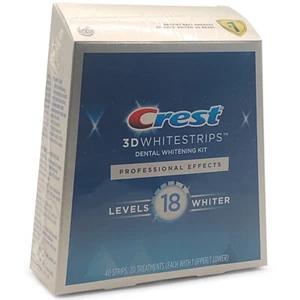 Crest 3D White 40 x Professional Effects Teeth Whitening Strip (20 Treatments) - Picture 1 of 2