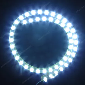 White 48cm 48LED PVC Flexible LED Strip Light Waterproof for Car Motorcycle - Bild 1 von 4