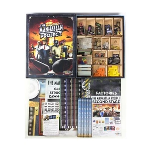 Minion Board Games Manhattan Project w/Broken Token Insert + Second St VG+/NM - Picture 1 of 1