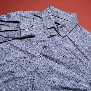 BUGATCHI OoOhCotton Tech 8 Way Stretch Mens Long Sleeve Casual Button Up Shirt L - Picture 1 of 7