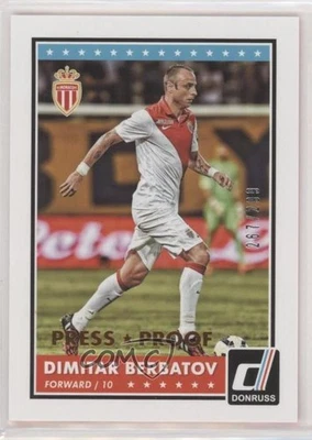 2015 Panini Donruss Press Proof Bronze /299 Dimitar Berbatov #17 - Image 1 of 2