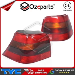 Pair LH+RH Tail Light Lamp (Tinted) For VW Volkswagen Golf Mk4 Hatch 1998~2004 - Picture 1 of 6