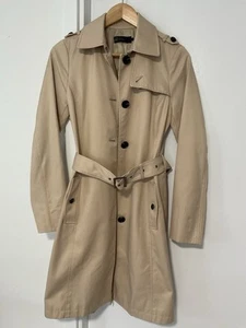 David Lawrence Beige Trench Coat Size S - Excellent Used Condition - Picture 1 of 6