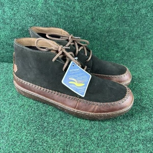 Clarks Hodson Mid Mens Size 12 Olive Green Suede Lace Up Chukkas Boots Leather - Picture 1 of 11