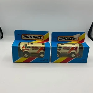 Matchbox MB68 4x4 Chevrolet Van Matchbox Racing MIB X 2 - Picture 1 of 4