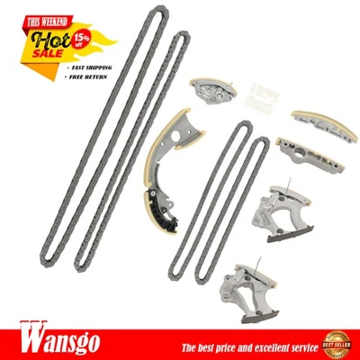 Kit de cadena de distribución 3,0 L V6 apto para Audi A5 A6 A7 A8 Quattro S4 Q7 2012-2013 Foto 1 de 4