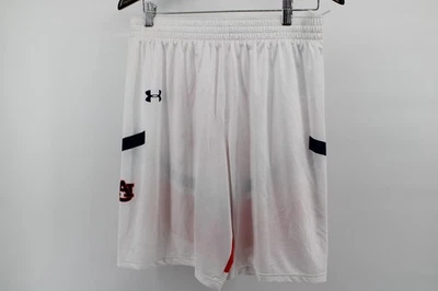 Auburn Tigers Under Armour Athletic Shorts Men's White New Large - Image 1 of 4