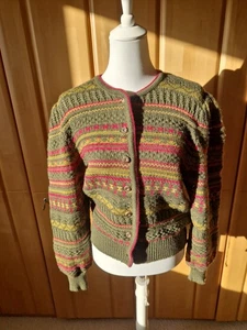 Trachten Strickjacke 42/44 Reine Wolle - Bild 1 von 12