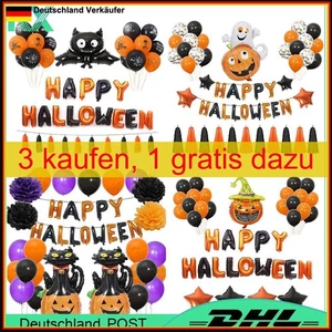 Halloween Atmosphäre Dekoration Ballon Party Hängeballon Folienballon Aluminium - Bild 1 von 14