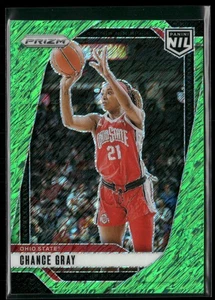 2025 Panini Ohio State University #6 Chance Gray Prizm Neon Green - Bild 1 von 2