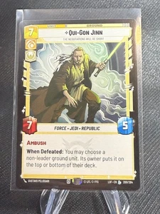 Qui-Gon Jinn (The Negotiations Will Be Short) LOF 200/264 NM STAR WARS UNLIMITED - Bild 1 von 1