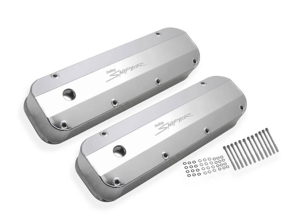 Cubiertas de válvula fabricadas por francotirador Holley 890007 para Ford Big Block Foto 1 de 1
