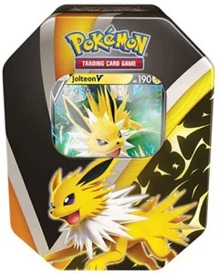 Pokemon TCG: Eevee Evolutions Tin (Jolteon V) - Foto 1 di 1