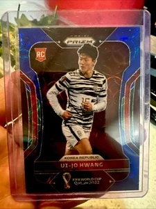 2022 Panini Prizm World Cup Qatar Choice Blue Prizm /135 Ui-jo Hwang #140 - Bild 1 von 2